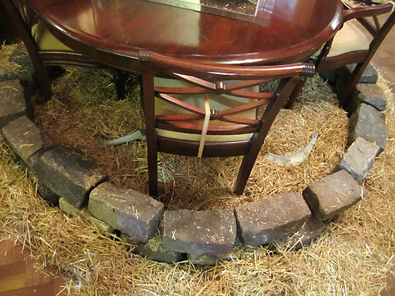 Charles Allis Site Specific Room Installation (detail 2)